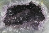 Wide, Purple Amethyst Geode - Uruguay #135343-3